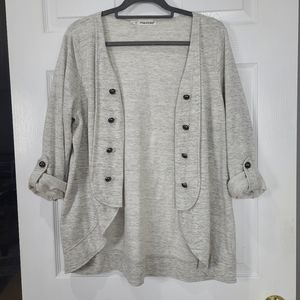 Gray Jacket with Buttons